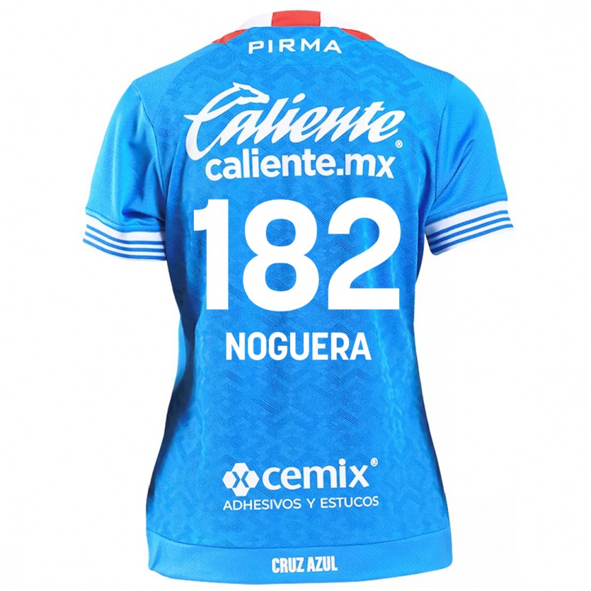 Niño Fútbol Camiseta Heldrich Noguera #182 Cielo Azul 1ª Equipación 2024/25 Perú