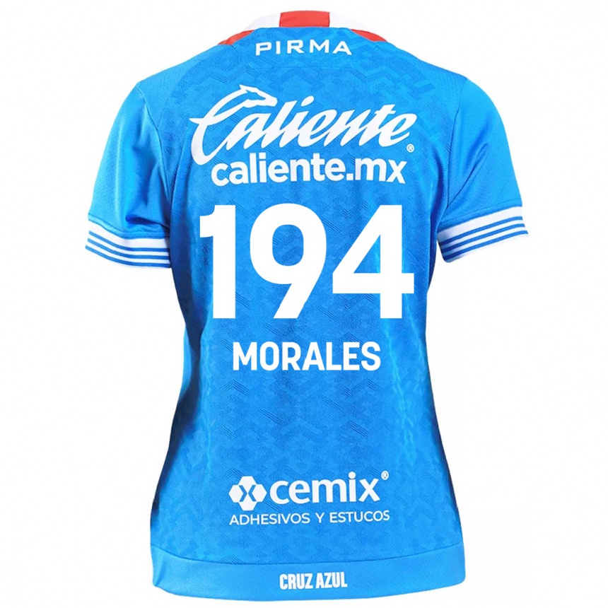 Niño Fútbol Camiseta Amaury Morales #194 Cielo Azul 1ª Equipación 2024/25 Perú