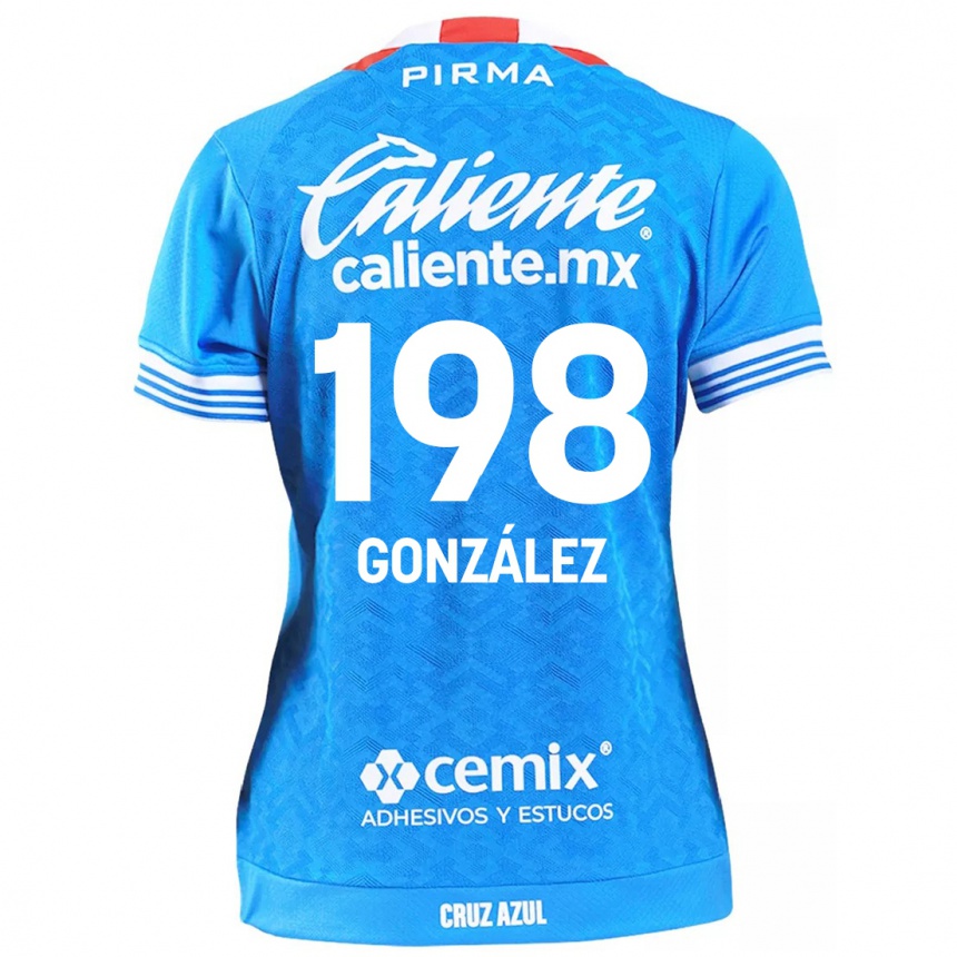 Niño Fútbol Camiseta Kenneth González #198 Cielo Azul 1ª Equipación 2024/25 Perú