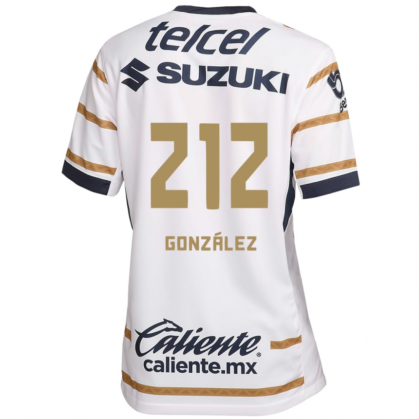 Niño Fútbol Camiseta José González #212 Obsidiana Blanca 1ª Equipación 2024/25 Perú