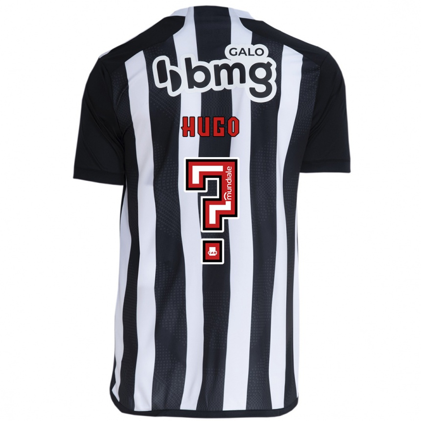 Niño Fútbol Camiseta Victor Hugo #0 Blanco Negro 1ª Equipación 2024/25 Perú