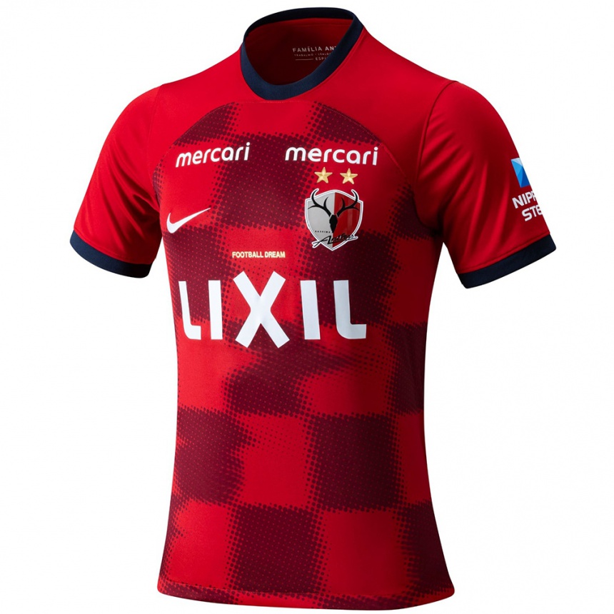 Niño Fútbol Camiseta Yuji Kajikawa #29 Rojo Azul Blanco 1ª Equipación 2024/25 Perú