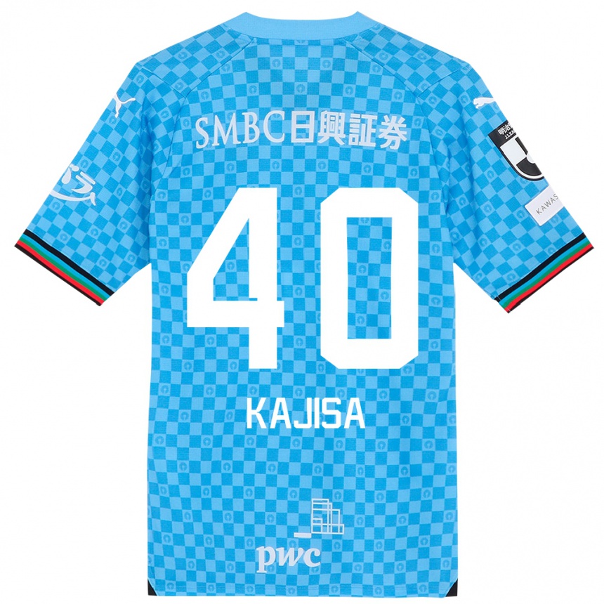 Niño Fútbol Camiseta Umi Kajisa #40 Azul Celeste 1ª Equipación 2024/25 Perú