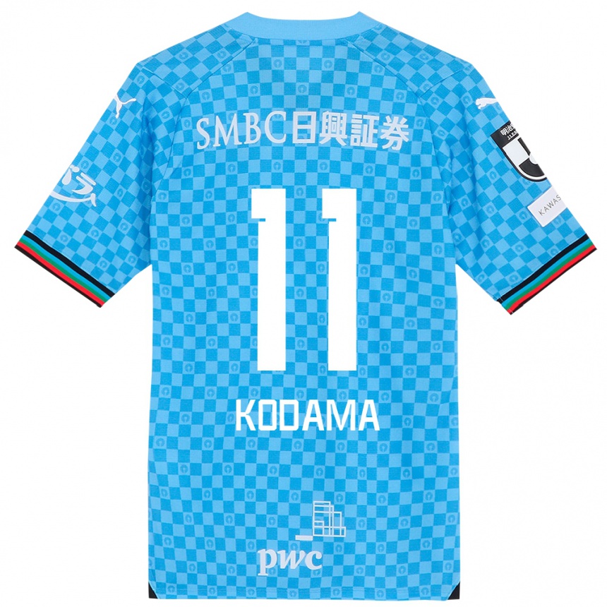 Niño Fútbol Camiseta Shotaro Kodama #11 Azul Celeste 1ª Equipación 2024/25 Perú