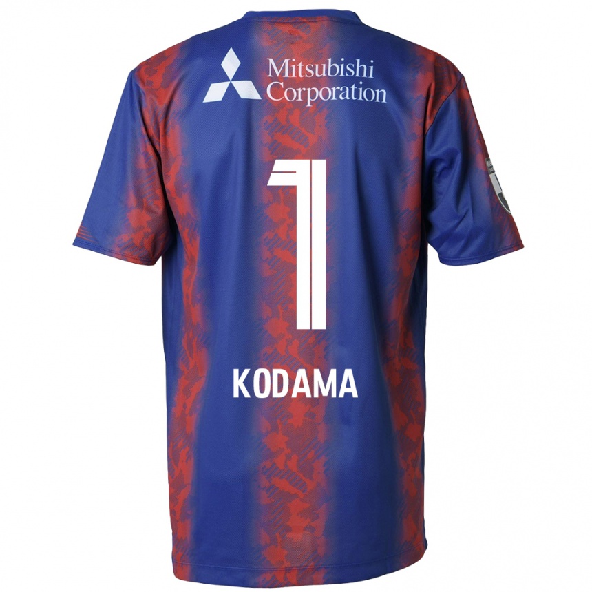 Niño Fútbol Camiseta Tsuyoshi Kodama #1 Azul Rojo 1ª Equipación 2024/25 Perú