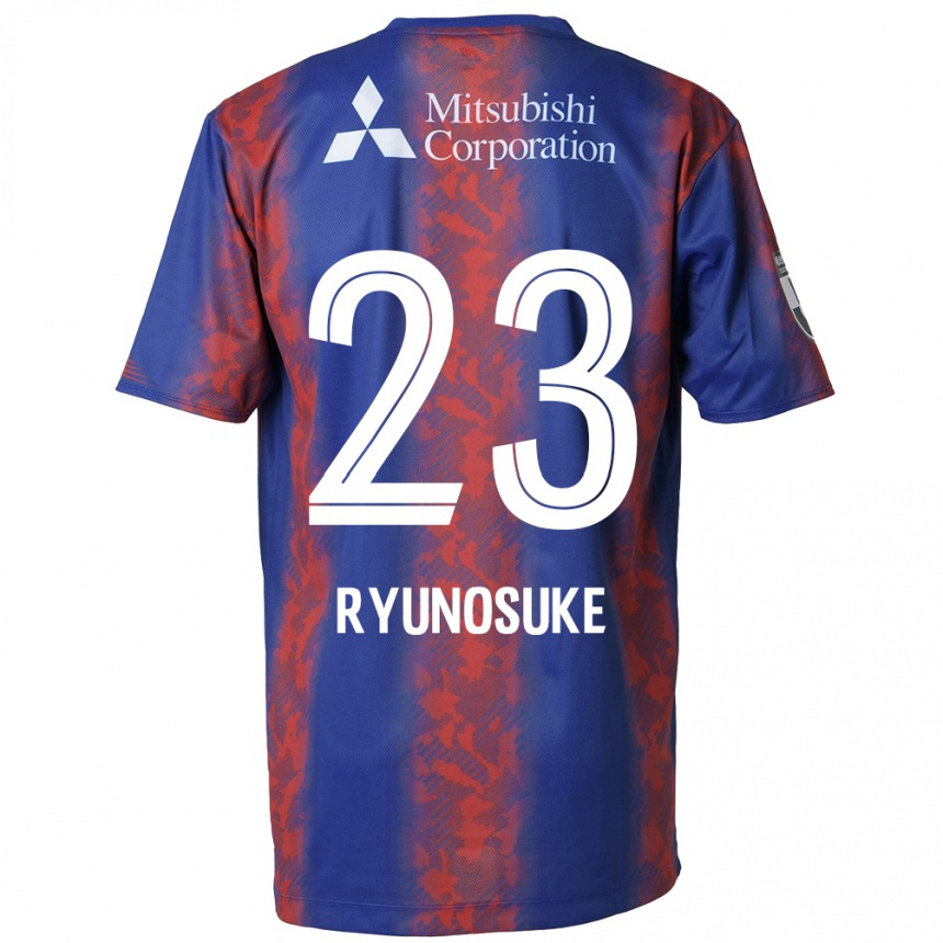 Niño Fútbol Camiseta Ryunosuke Sato #23 Azul Rojo 1ª Equipación 2024/25 Perú