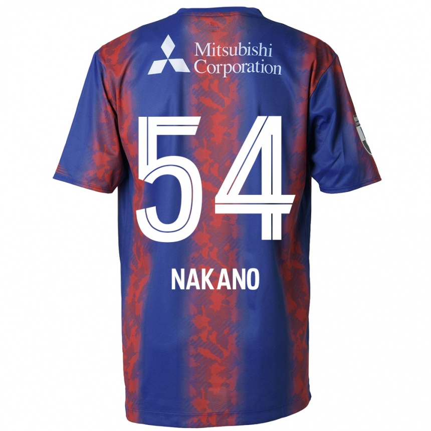 Niño Fútbol Camiseta Yui Nakano #54 Azul Rojo 1ª Equipación 2024/25 Perú