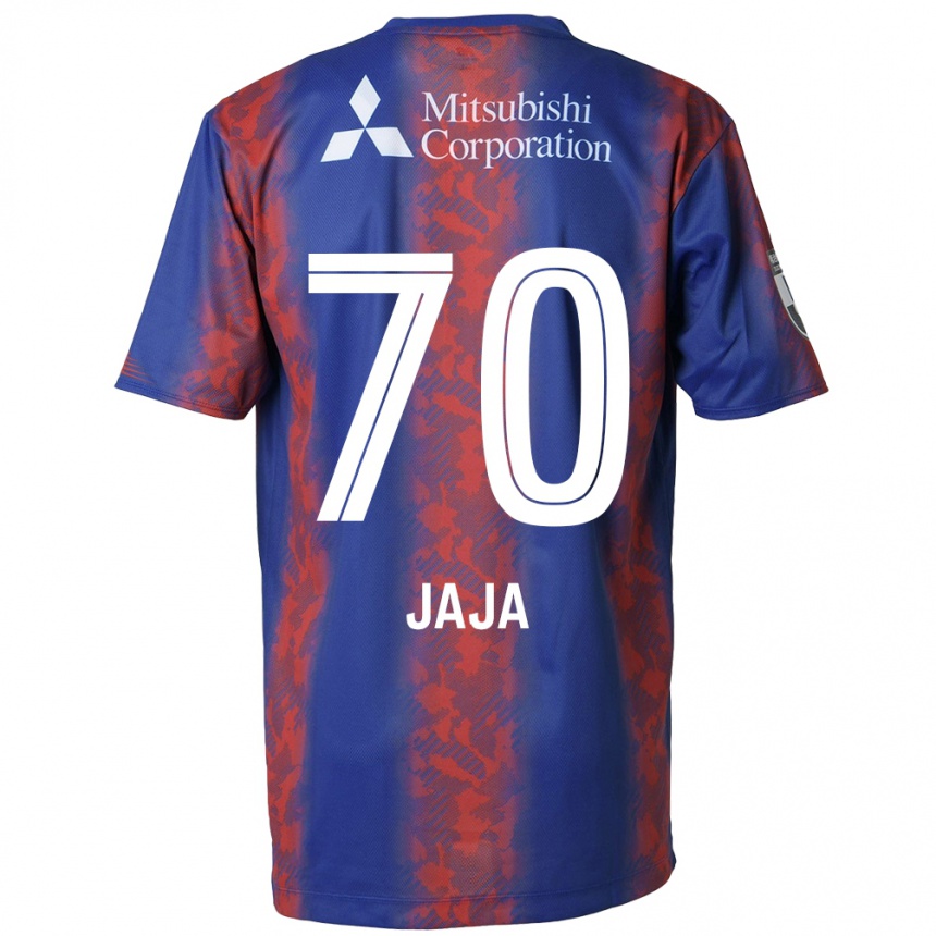 Niño Fútbol Camiseta Jája Silva #70 Azul Rojo 1ª Equipación 2024/25 Perú