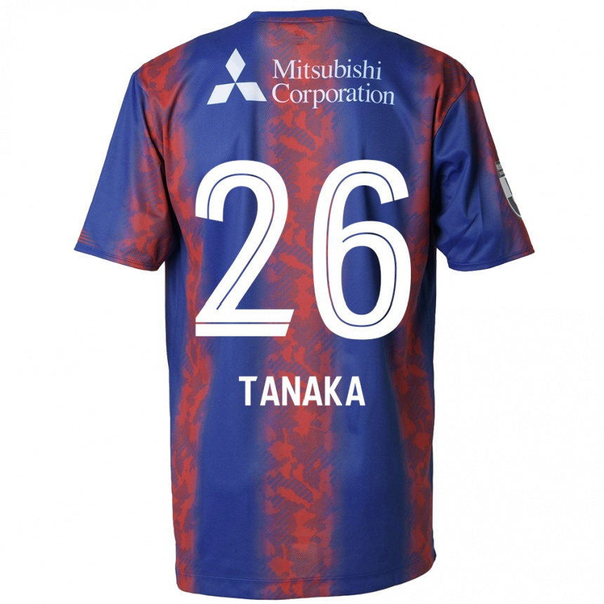 Niño Fútbol Camiseta Haruto Tanaka #26 Azul Rojo 1ª Equipación 2024/25 Perú