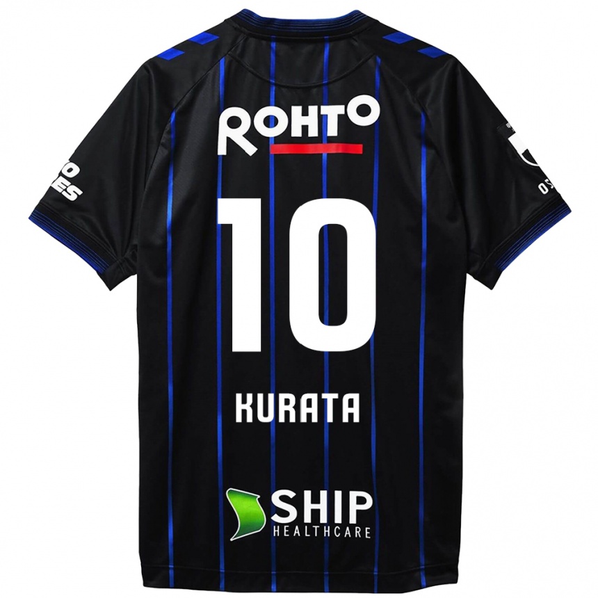 Niño Fútbol Camiseta Shu Kurata #10 Azul Negro 1ª Equipación 2024/25 Perú