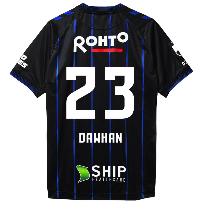 Niño Fútbol Camiseta Dawhan #23 Azul Negro 1ª Equipación 2024/25 Perú