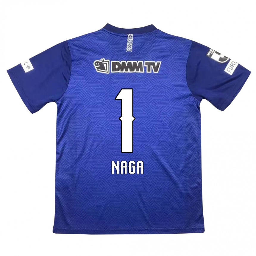 Niño Fútbol Camiseta Takumi Nagaishi #1 Azul Oscuro 1ª Equipación 2024/25 Perú