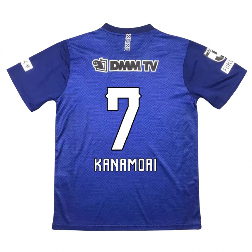 Niño Fútbol Camiseta Takeshi Kanamori #7 Azul Oscuro 1ª Equipación 2024/25 Perú