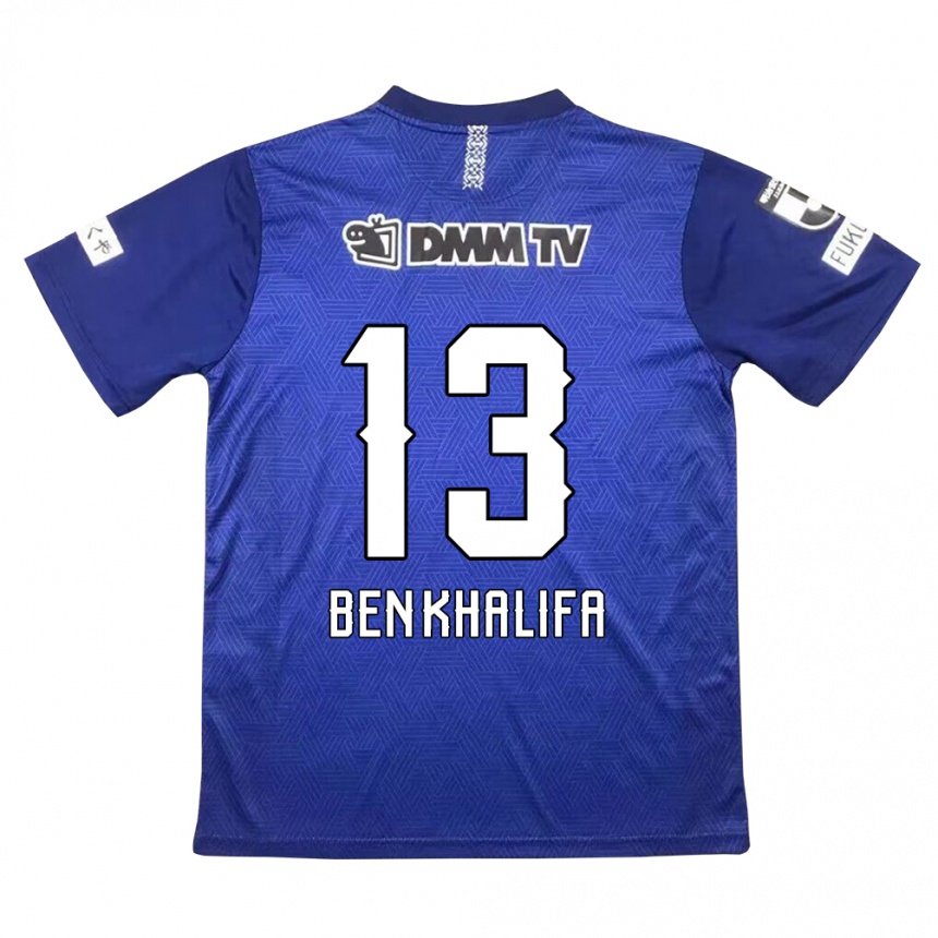 Niño Fútbol Camiseta Nassim Ben Khalifa #13 Azul Oscuro 1ª Equipación 2024/25 Perú