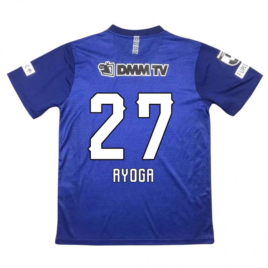 Niño Fútbol Camiseta Ryoga Sato #27 Azul Oscuro 1ª Equipación 2024/25 Perú