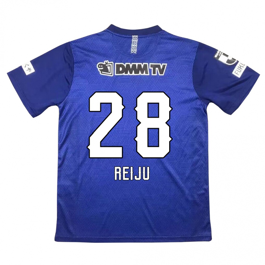 Niño Fútbol Camiseta Reiju Tsuruno #28 Azul Oscuro 1ª Equipación 2024/25 Perú