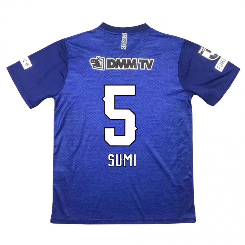 Niño Fútbol Camiseta Kotaro Sumi #5 Azul Oscuro 1ª Equipación 2024/25 Perú