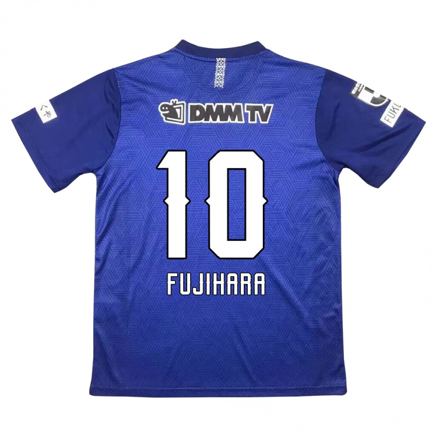 Niño Fútbol Camiseta Naoatsu Fujihara #10 Azul Oscuro 1ª Equipación 2024/25 Perú