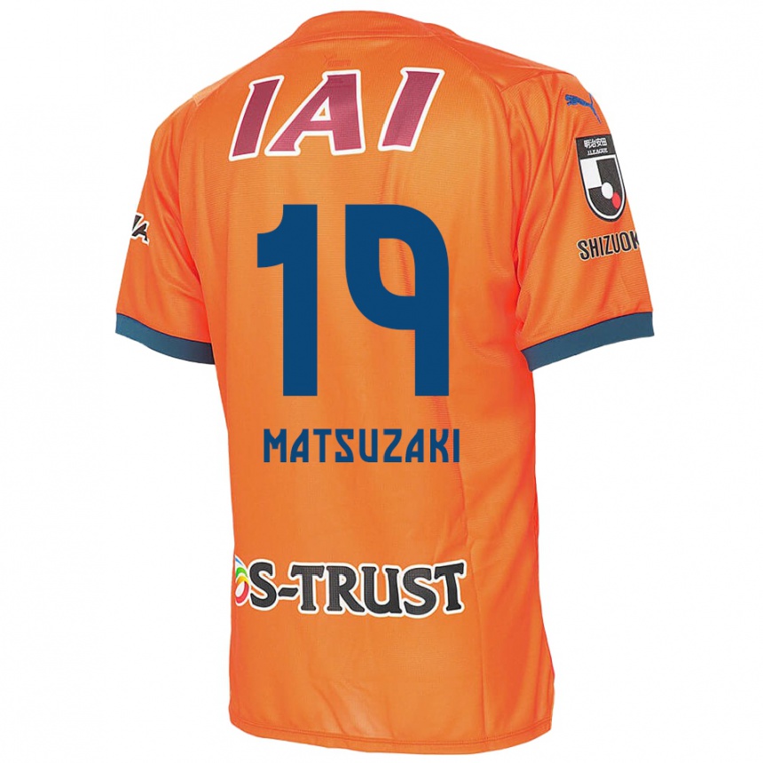 Niño Fútbol Camiseta Kai Matsuzaki #19 Naranja Azul 1ª Equipación 2024/25 Perú