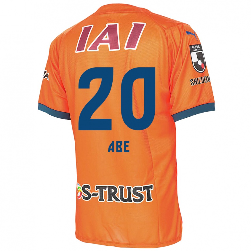 Niño Fútbol Camiseta Ryoya Abe #20 Naranja Azul 1ª Equipación 2024/25 Perú