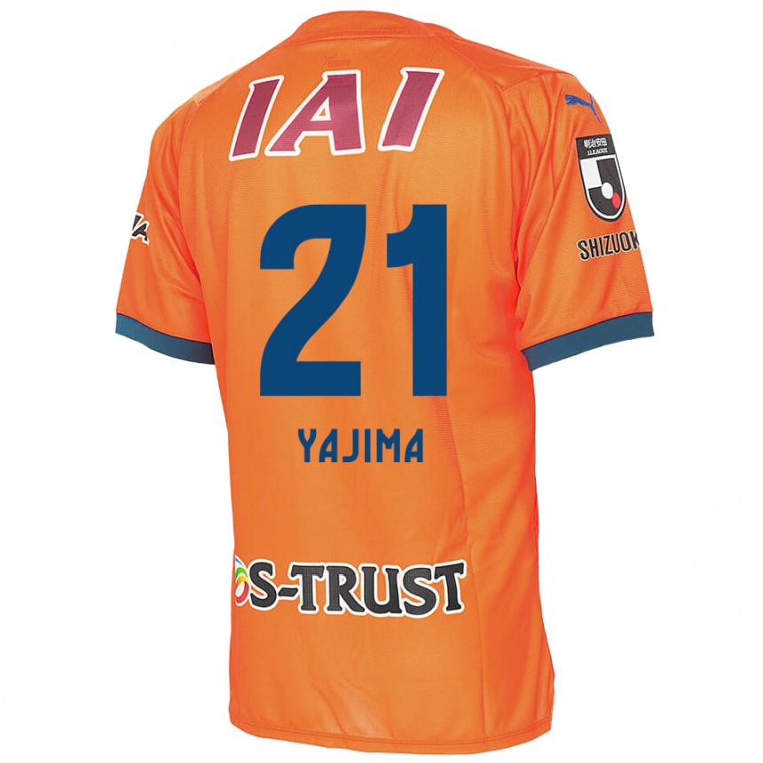 Niño Fútbol Camiseta Shinya Yajima #21 Naranja Azul 1ª Equipación 2024/25 Perú