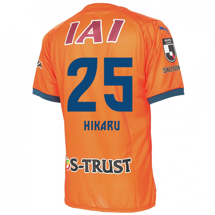 Niño Fútbol Camiseta Hikaru Naruoka #25 Naranja Azul 1ª Equipación 2024/25 Perú