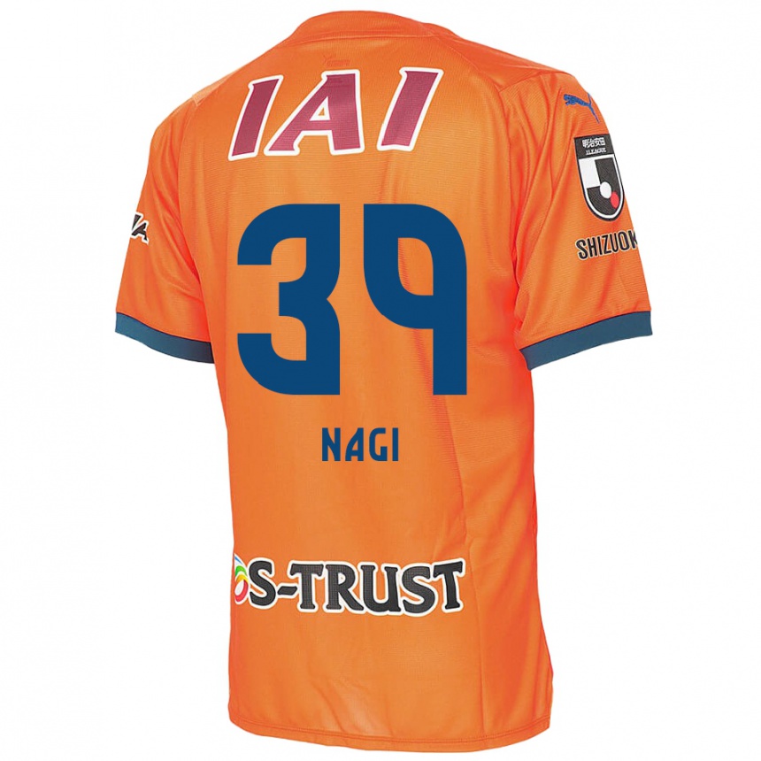 Niño Fútbol Camiseta Nagi Kawatani #39 Naranja Azul 1ª Equipación 2024/25 Perú