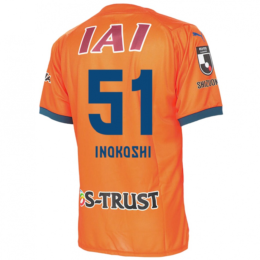 Niño Fútbol Camiseta Yui Inokoshi #51 Naranja Azul 1ª Equipación 2024/25 Perú