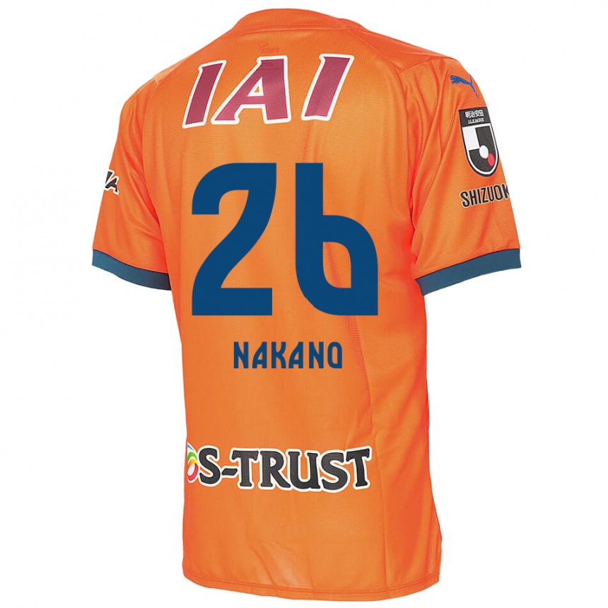 Niño Fútbol Camiseta Takeru Nakano #26 Naranja Azul 1ª Equipación 2024/25 Perú