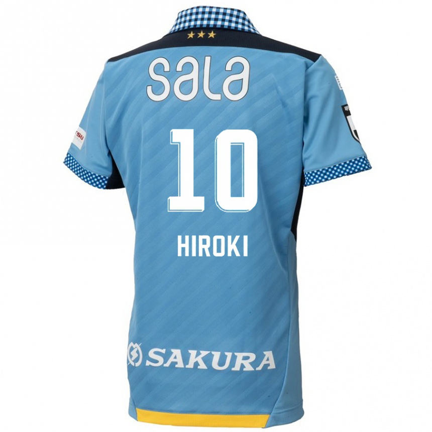 Niño Fútbol Camiseta Hiroki Yamada #10 Azul Negro 1ª Equipación 2024/25 Perú