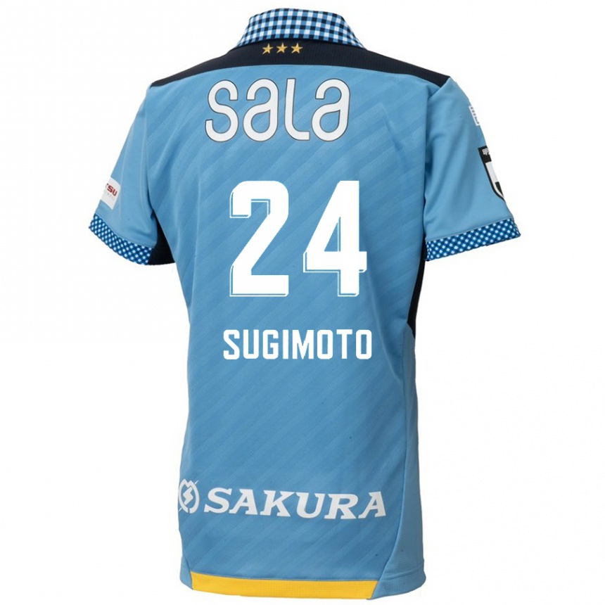 Niño Fútbol Camiseta Mitsuki Sugimoto #24 Azul Negro 1ª Equipación 2024/25 Perú