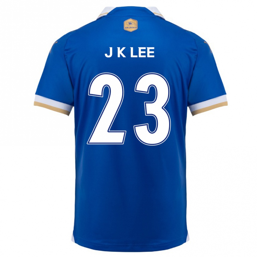 Niño Fútbol Camiseta Ki-Je Lee #23 Azul Blanco 1ª Equipación 2024/25 Perú