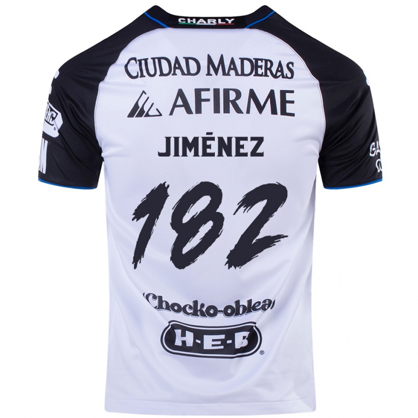 Niño Fútbol Camiseta Carlos Jiménez #182 Azul Negro 1ª Equipación 2024/25 Perú