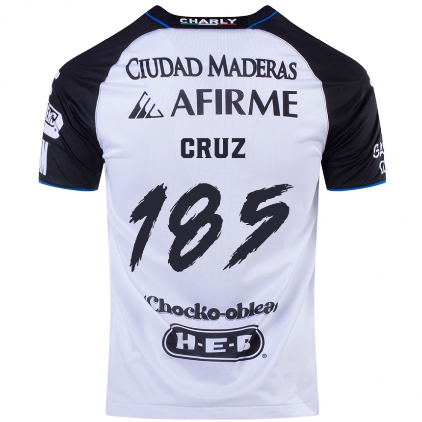 Niño Fútbol Camiseta Axel Cruz #185 Azul Negro 1ª Equipación 2024/25 Perú