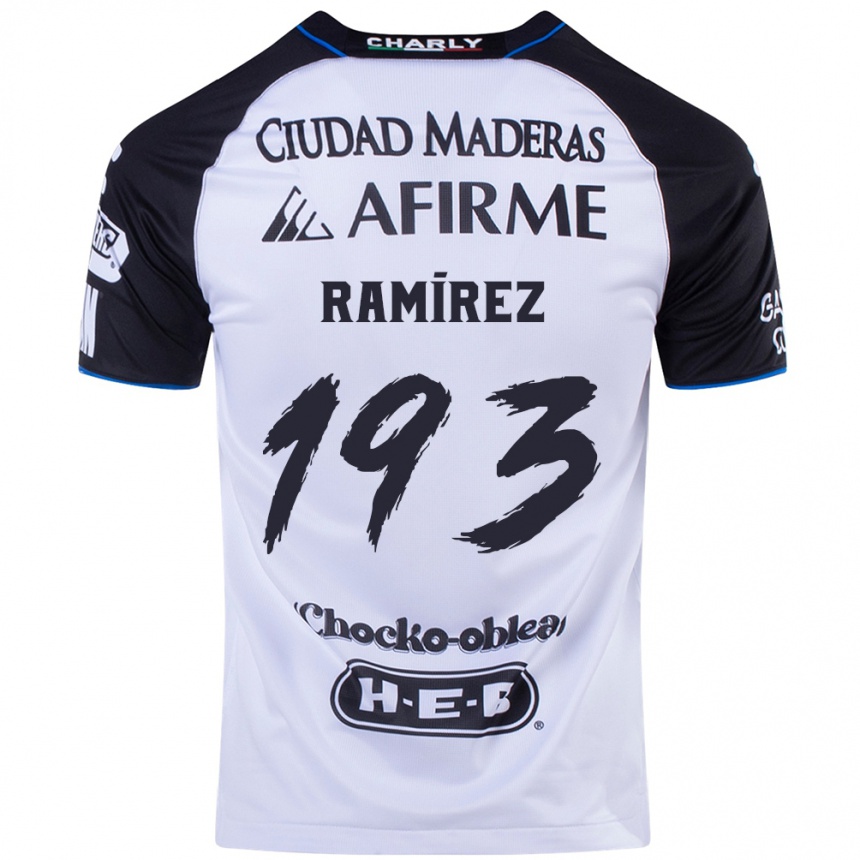 Niño Fútbol Camiseta Ángel Ramírez #193 Azul Negro 1ª Equipación 2024/25 Perú