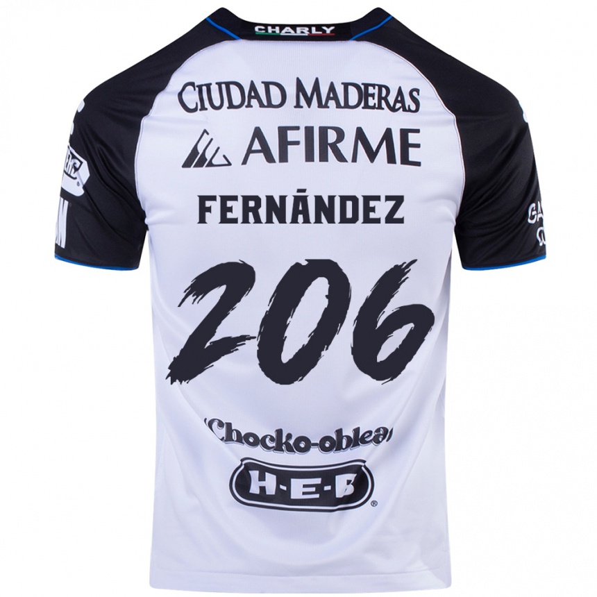 Niño Fútbol Camiseta Erik Fernández #206 Azul Negro 1ª Equipación 2024/25 Perú