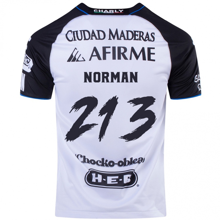 Niño Fútbol Camiseta Humberto Norman #213 Azul Negro 1ª Equipación 2024/25 Perú