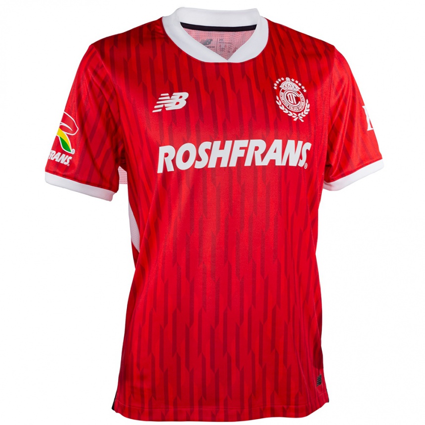 Niño Fútbol Camiseta Enrique Gómez #189 Rojo Blanco 1ª Equipación 2024/25 Perú