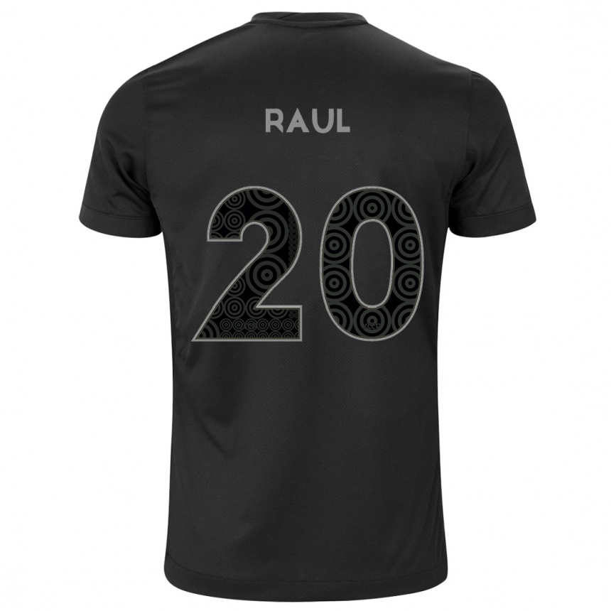 Niño Fútbol Camiseta Pedro Raul #20 Negro 2ª Equipación 2024/25 Perú