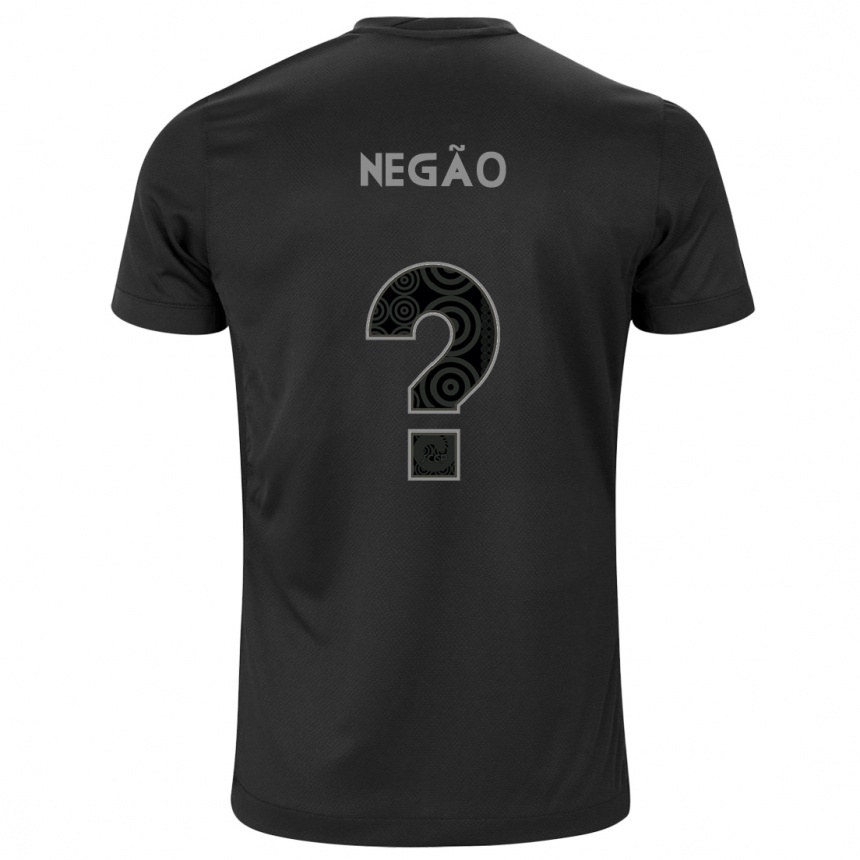 Niño Fútbol Camiseta Gui Negão #0 Negro 2ª Equipación 2024/25 Perú