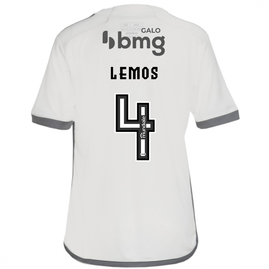 Niño Fútbol Camiseta Mauricio Lemos #4 Blanquecino 2ª Equipación 2024/25 Perú