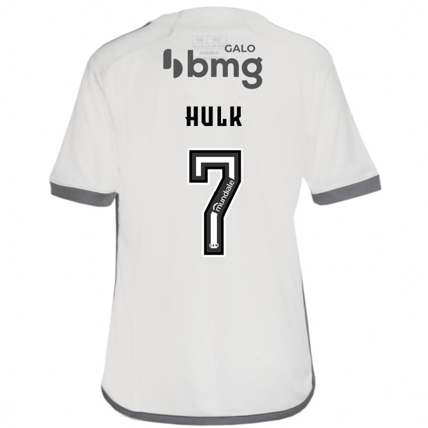 Niño Fútbol Camiseta Hulk #7 Blanquecino 2ª Equipación 2024/25 Perú