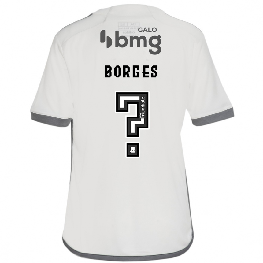 Niño Fútbol Camiseta Léo Borges #0 Blanquecino 2ª Equipación 2024/25 Perú