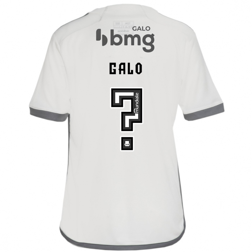 Niño Fútbol Camiseta Diego Galo #0 Blanquecino 2ª Equipación 2024/25 Perú