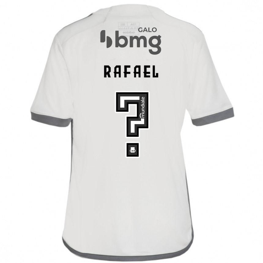 Niño Fútbol Camiseta João Rafael #0 Blanquecino 2ª Equipación 2024/25 Perú