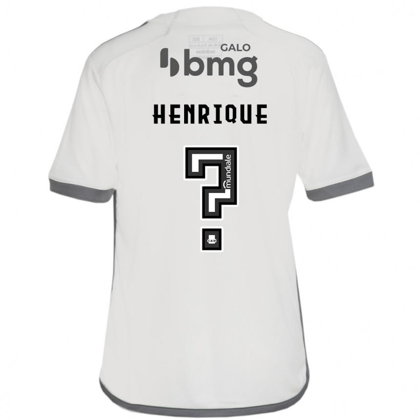 Niño Fútbol Camiseta Bruno Henrique #0 Blanquecino 2ª Equipación 2024/25 Perú