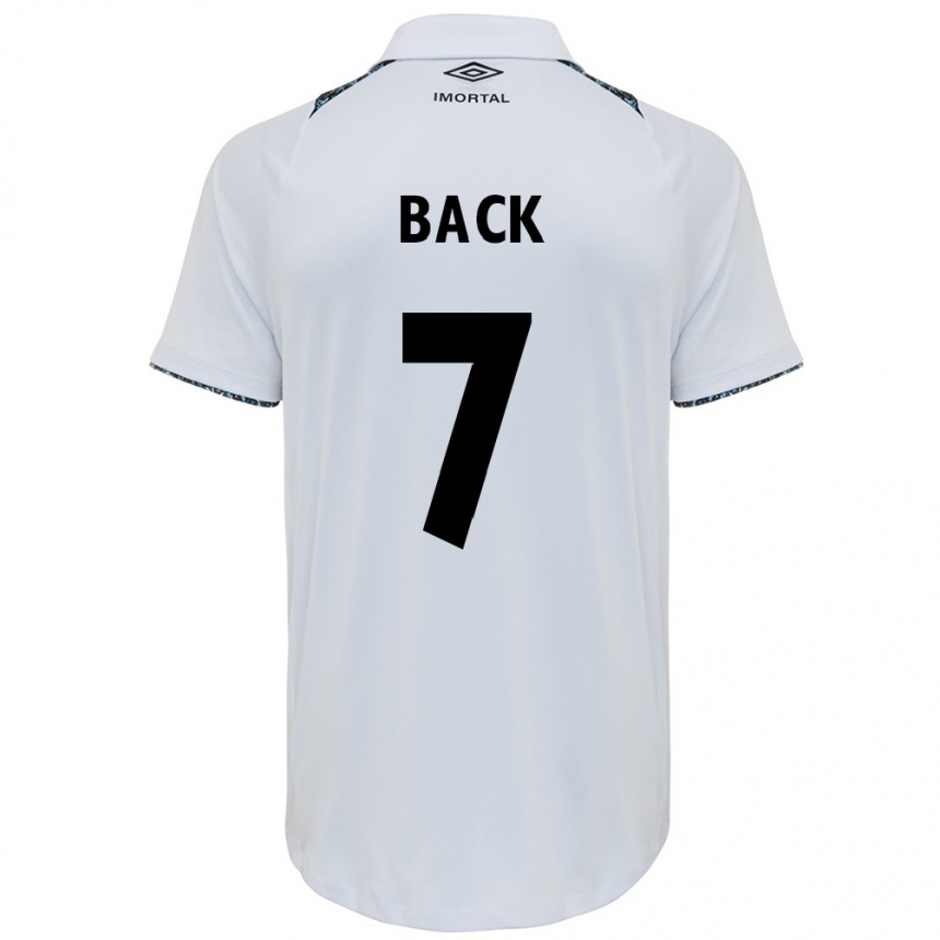 Niño Fútbol Camiseta Pri Back #7 Blanco Azul 2ª Equipación 2024/25 Perú