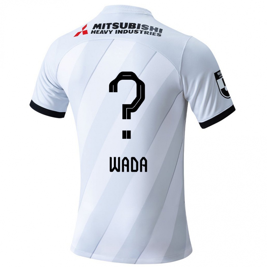 Niño Fútbol Camiseta Naoya Wada #0 Gris Blanco 2ª Equipación 2024/25 Perú