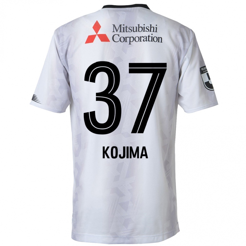 Niño Fútbol Camiseta Satsuki Kojima #37 Blanco Negro 2ª Equipación 2024/25 Perú