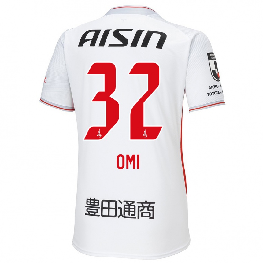 Niño Fútbol Camiseta Sanii Omi #32 Blanco Amarillo Rojo 2ª Equipación 2024/25 Perú